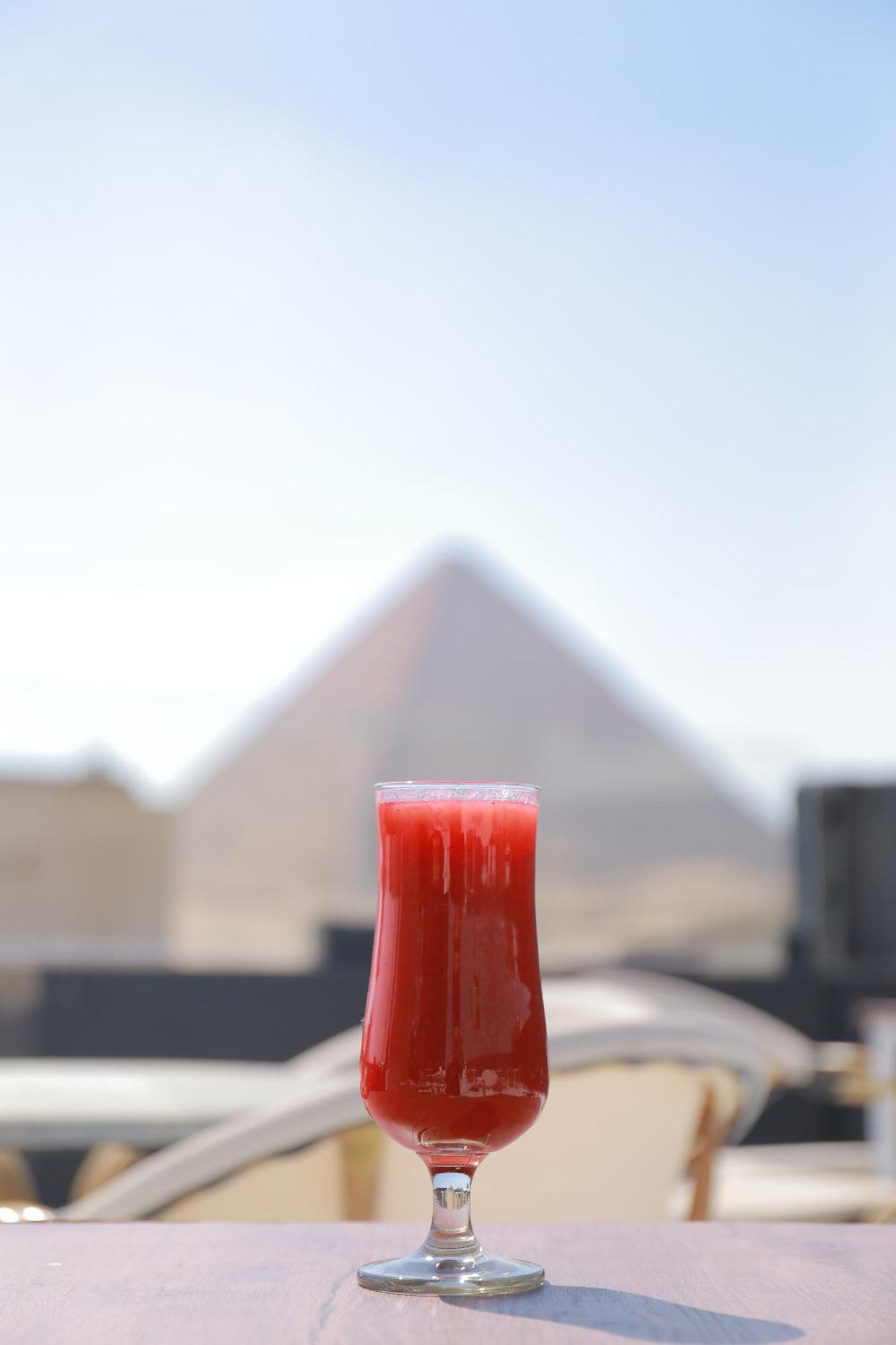 Prince Pyramids Inn Kafret el-Gabal Eksteriør bilde